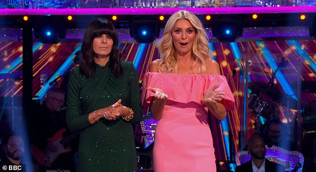 Strictly Come Dancing fans are in shock as the first contestant to leave has been leaked online in a huge spoiler (hosts Tess Daly and Claudia Winkleman)