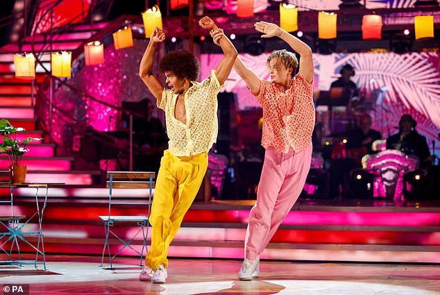 The 2024 Strictly Come Dancing line-up is the first in five years not to feature a gay couple. Pictured: last year's finalists Layton Williams and Nikita Kuzmin