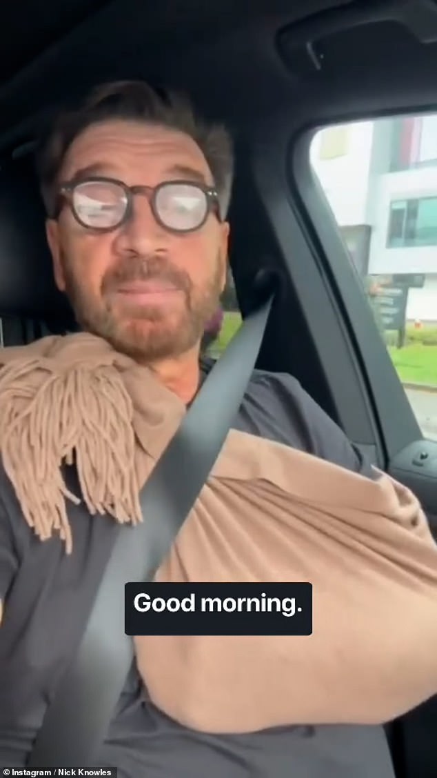 Nick Knowles has sparked fears he will pull out of Strictly Come Dancing 2024 after suffering a nasty arm injury that left him in a sling