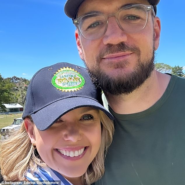 Edwina has been married to her farmer husband Neil, 42, for six years. They first met more than a decade ago when they worked together at radio station 2GB