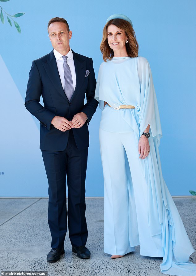 Sunrise star Natalie Barr, 56, (right) put on a brave face after work as she stepped out with co-host Matt 'Shirvo' Shirvington, 45, (left) amid colleague Edwina Bartholomew's battle with cancer