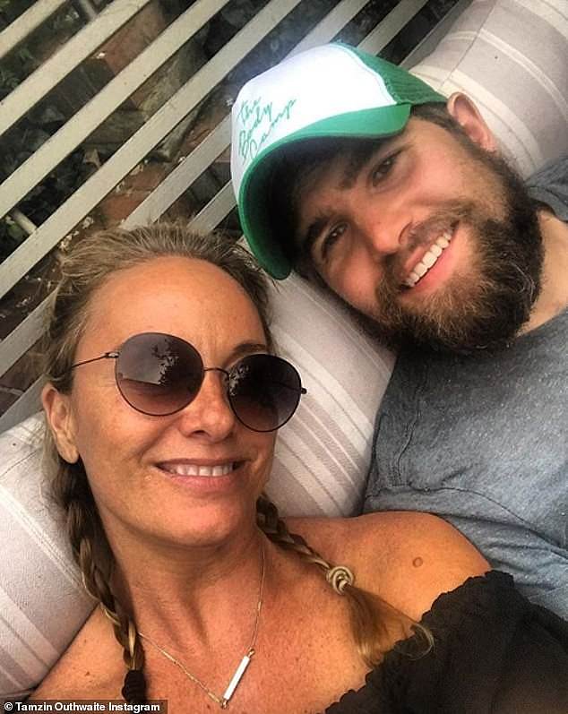 Tamzin Outhwaite has confirmed she has split from her toyboy boyfriend Tom Child, but revealed she is now 'happy to be single' for the first time in her life