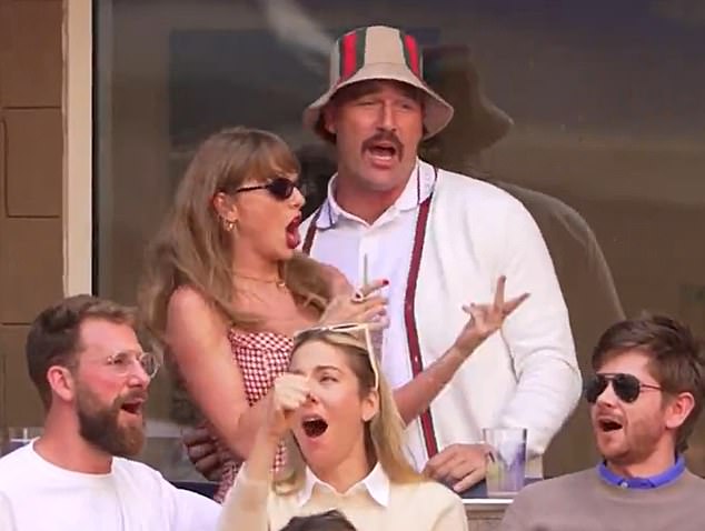 Fans have slammed Taylor Swift and Travis Kelce for their 'dirty' antics during the US Open final