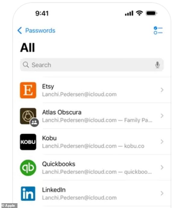 One feature is the Passwords App, which allows users to store their login details securely in one place. The app also alerts users to a data breach or compromised password