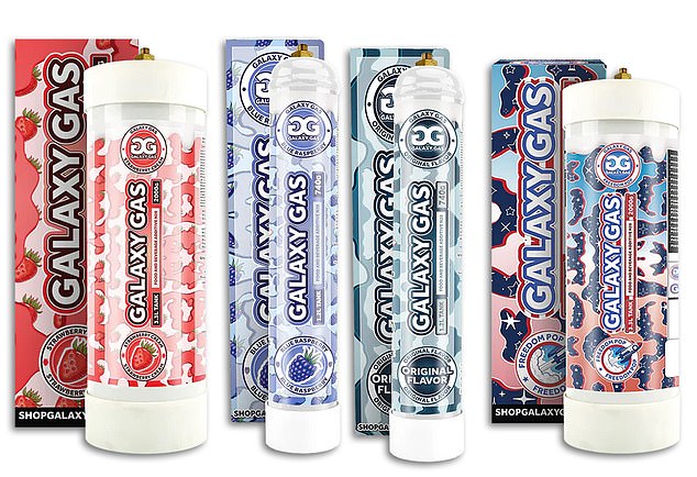 Galaxy gas representatives told news media that their product is intended for culinary purposes only. Because the company has come under scrutiny in recent weeks, it has stopped selling whipped cream canisters