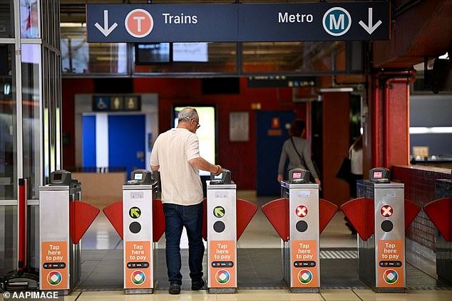 Daily commute times will double from tomorrow when a very busy Sydney rail line closes for upgrades - and won't reopen for another 12 months (stock image)