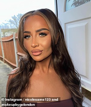 Nicole Samuel, 20, from this year's Love Island, sported a striking pout, with some viewers claiming the changes have aged her.