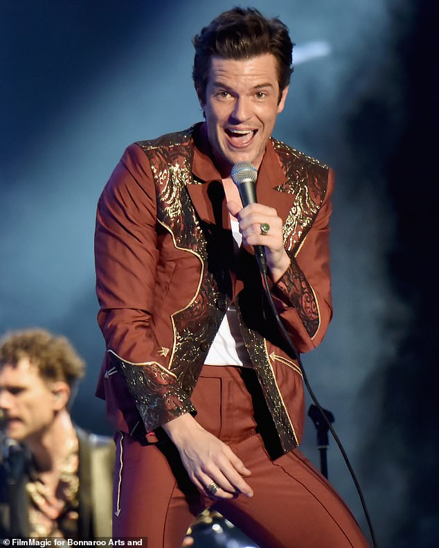 The Killers return Down Under for a November/December tour to celebrate 20 years since they burst onto the music scene. Pictured: Frontman Brandon Flowers