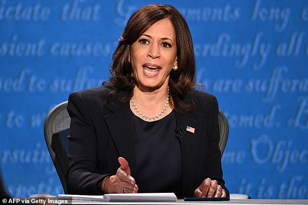 Vice President Kamala Harris as she participated in the 2020 vice presidential debate