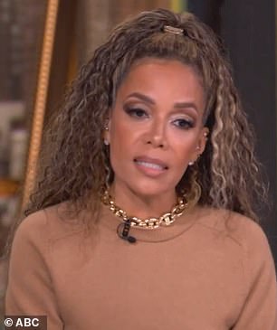 Sunny Hostin on Thursday's episode of The View