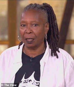 Whoopi Goldberg on Monday's episode of The View