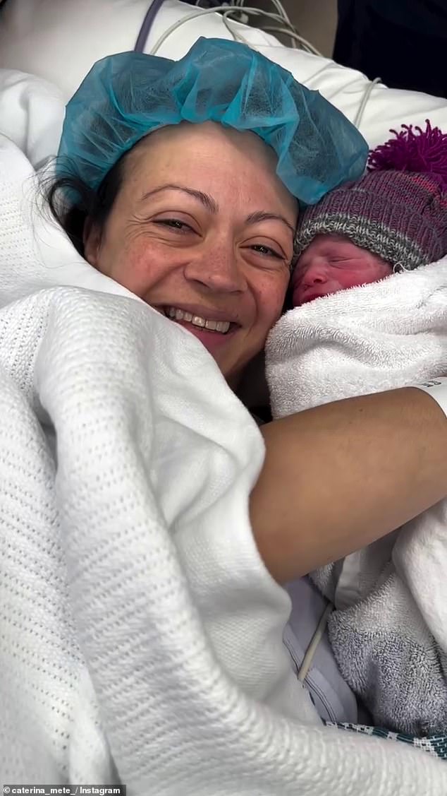 The Red Wiggle shared a video of the birth of her twin daughters, who are now three months old