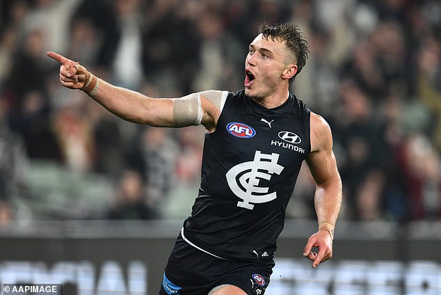 Blues captain Patrick Cripps (pictured) is a favourite to win the 2024 Brownlow