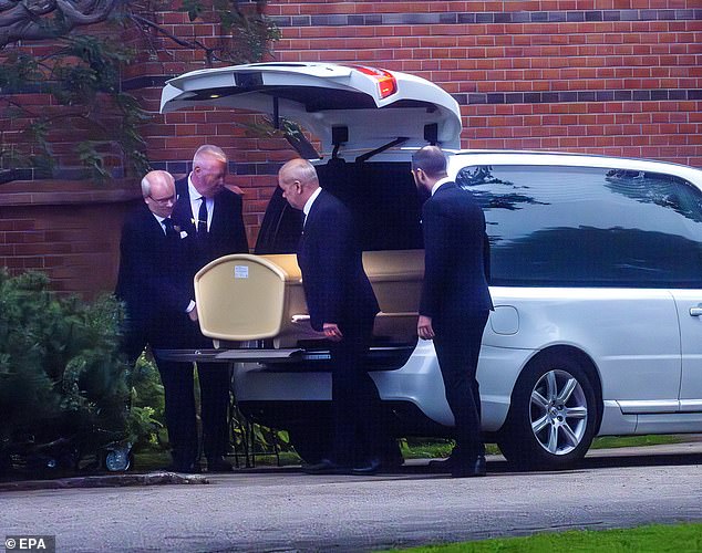 The final farewell First glimpse of Sven Goran Erikssons coffin