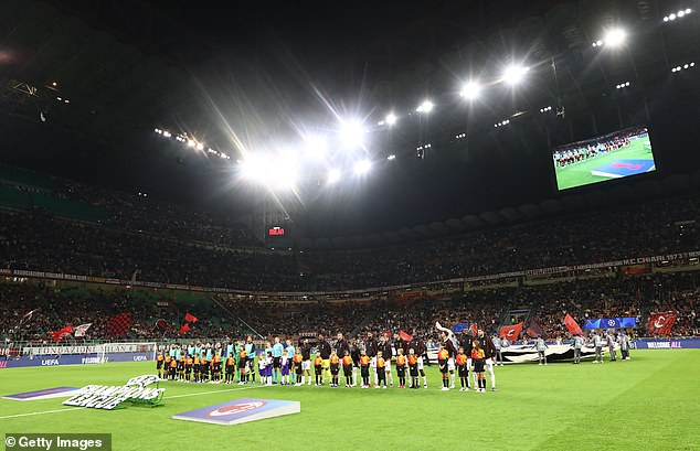 The new UEFA Champions League kicked off across Europe this week. Pictured: San Siro, where AC Milan welcomed Liverpool