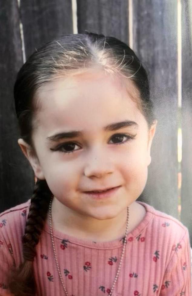 When five-year-old Cathy Kassis (pictured) fell ill in the winter of 2023, her parents initially thought it was just a cold and a runny nose, but the next two weeks would tear the family apart