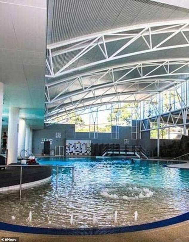 Ms Kalach was sitting at the edge of the pool when two lifeguards approached her and ordered her to stop breastfeeding. Pictured is a pool at Hurstville Aquatic Leisure Centre