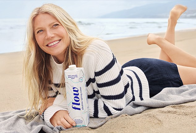 Gwyneth Paltrow (pictured) and Jennifer Aniston have both promoted electrolyte drinks