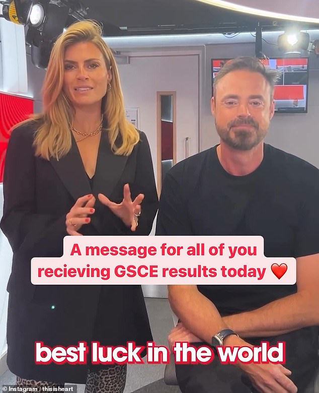 Jamie Theakston visited a doctor after fans raised concerns about his voice, weeks before he was diagnosed with throat cancer (pictured in a Heart DM clip with Zoe Hardman)