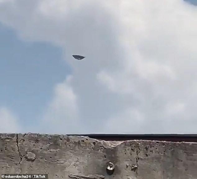 An object resembling a UFO was spotted last week around the western Mexican city of Guadalajara. A video went viral on the TikTok account of a wheel and tire shop owner, who invited the 'aliens' to visit