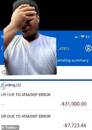 This person has almost $40,000 negative in his account