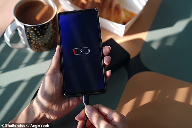 An expert engineer says 6G could be here by 2030, but warns it will be so demanding it will drain your phone's battery in just 30 minutes (stock image)