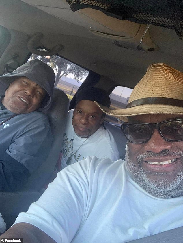 Tito Jackson (left) and his friends Ronald Balfour (center) and Terry Harvey Maltbia picked up the singer's vintage cars from California and were on their way back to Oklahoma when Jackson suffered a heart attack