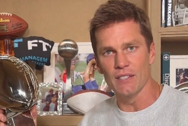 Tom Brady posted a video reaction to Eli Manning and Wrexham holding a Super Bowl trophy