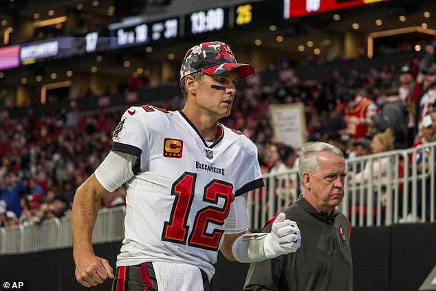 Brady played three seasons for the Buccaneers before retiring for good in early 2023