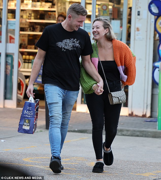 Kelsey Parker appeared to be smitten with her new man after confirming she had found romance again following the death of husband Tom Parker