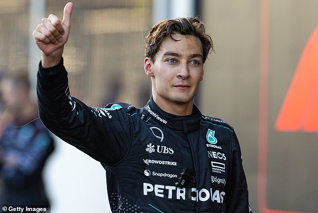 Toto Wolff is adamant that George Russell (pictured) will remain a Mercedes driver