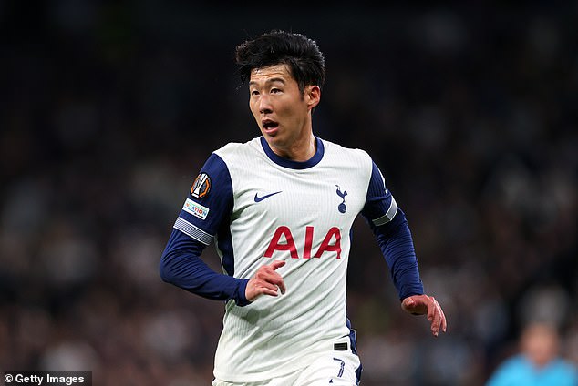 Tottenham captain Son Heung min will MISS Man United clash with