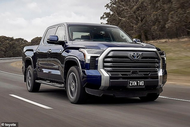 The domestic launch of the Tundra (pictured), which will compete with the RAM 1500, Chevrolet Silverado 1500 and Ford F-150, has been six years in the making