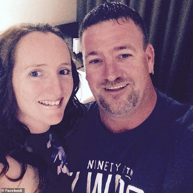 Leigh Bilson, 47, (pictured) was left blind in one eye after a workplace accident in 2017