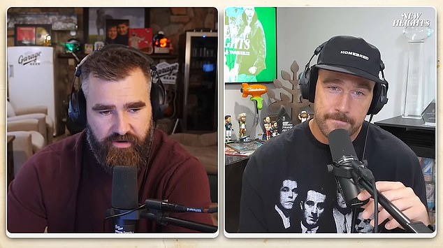 Travis Kelce and brother Jason revealed their guilty TV pleasures on this week's New Heights