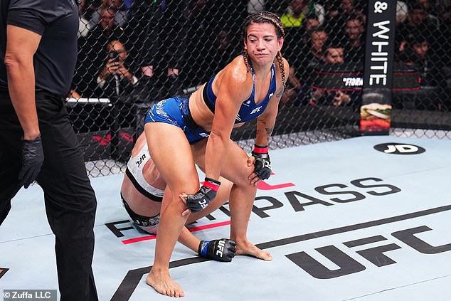 Ailin Perez celebrated her victory over Daria Zheleznyakova at UFC Paris by twerking on her face