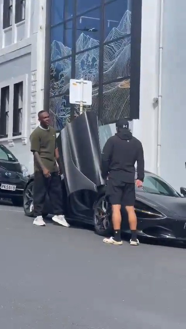 Israel Adesanya was involved in a suspected road rage incident in New Zealand