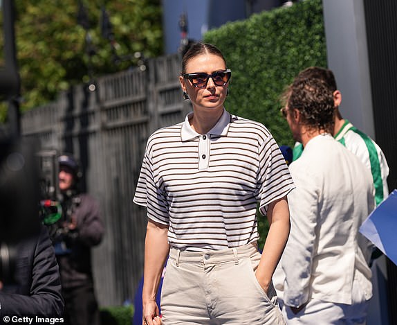 NEW YORK, NEW YORK - SEPTEMBER 8: Maria Sharapova attends the 2024 US Open at USTA Billie Jean King National Tennis Center on September 8, 2024 in New York City. (Photo by John Nacion/Getty Images)