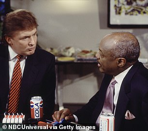 Willie Brown meets then-businessman Donald Trump in an episode of Suddenly Susan