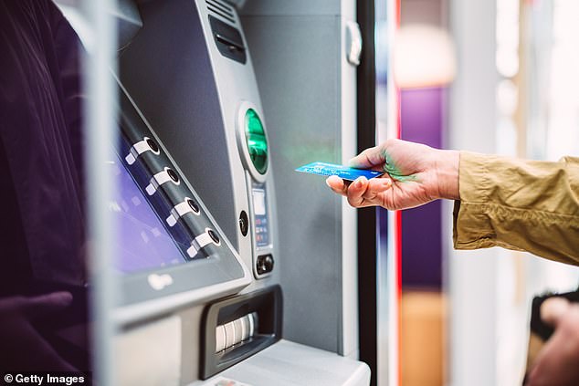 Officers later watched the pair install the shimming devices in ATMs in Melbourne and Sydney, before going to banks to withdraw or transfer money using stolen card details (stock image)