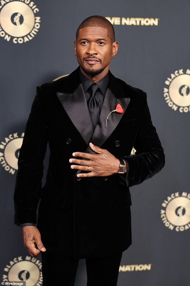 Some fans expressed their skepticism on Sunday after Usher's entire X/ Twitter account was temporarily deleted. The singer, 45, is pictured on Sept. 19 in LA