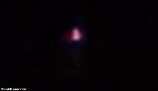 The unidentified Reddit user, who goes by the name Cruxstew on the platform, uploaded a 50-second video on Monday of what they claim is a UFO