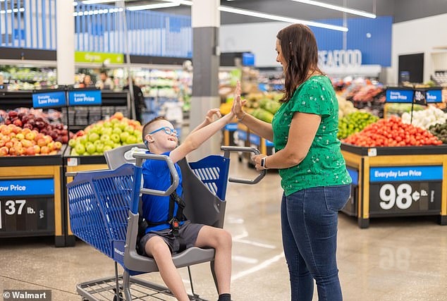 The new 'Caroline's Carts' are initially rolling out to stores in eleven states