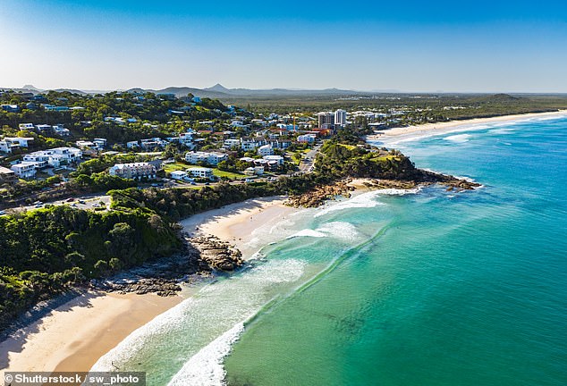 Agitated locals in Noosa on Queensland's Sunshine Coast (pictured) disagree over whether bars and restaurants in Noosa Junction should be allowed to stay open until midnight