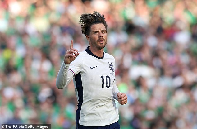 Jack Grealish, who was not in Gareth Southgate's squad for the European Championship, scored England's second goal against Ireland