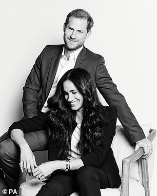 Prince Harry and Meghan Markle photographed for Time100 Talks in 2020