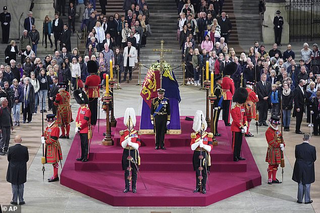 King Charles III and his siblings hold a wake for his mother, the late Queen Elizabeth