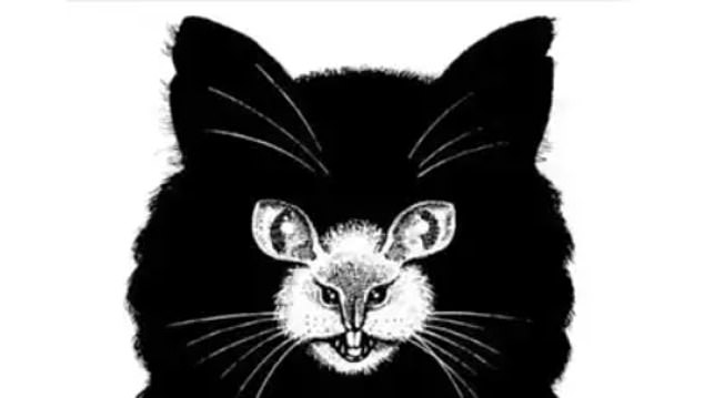 An optical illusion asks viewers to decide whether they see a cat or a mouse first to reveal whether they are more cautious or curious