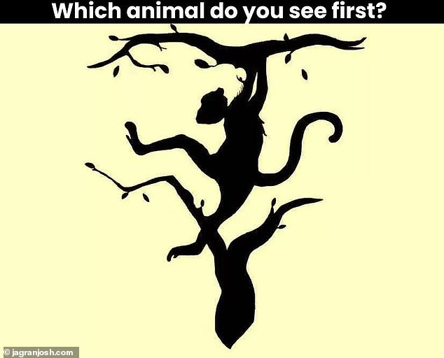 An optical illusion that requires viewers to indicate which animal they see first reveals whether you are using the left or right hemisphere of your brain