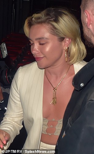 Florence Pugh and Finn Cole sparked romance rumors Tuesday night when they snuck out of the afterparty for The Perfect Couple premiere together